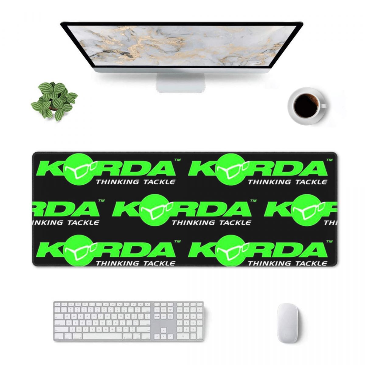Gaming Accessories Logo - 大型マウスパッド コルダ フィッシングロゴ ゲーマー用 PC ノートパソコン