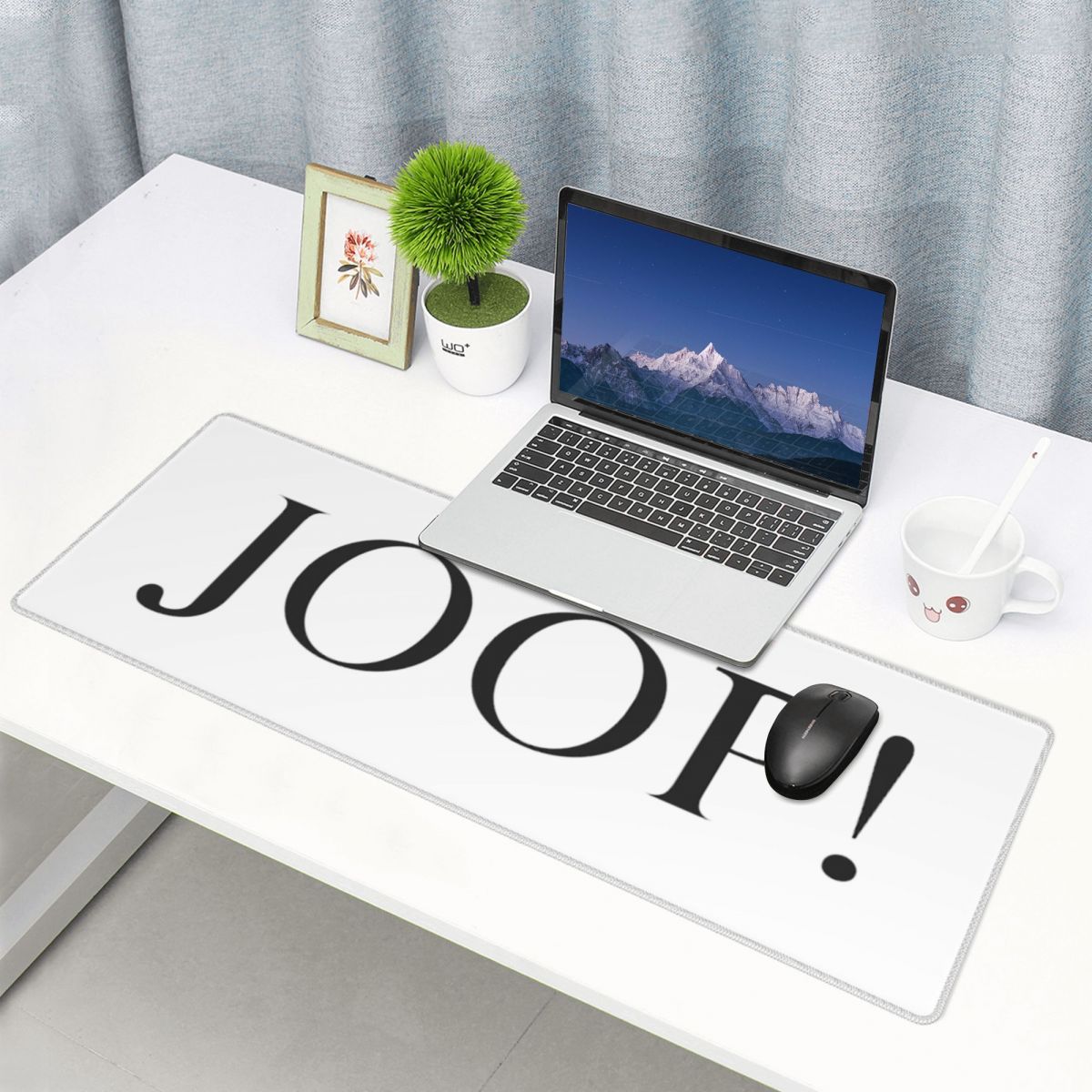 Gaming Accessories Logo - 大型マウスパッド ファッション ジョープロゴ ゲーマー PC ノートパソコン