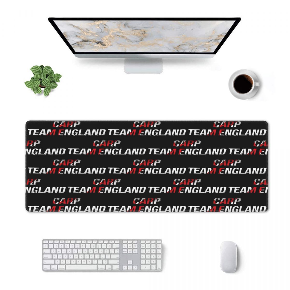 Gaming Accessories Logo - 大型マウスパッド カスタム コルダ フィッシングロゴ ゲーマー用 PC