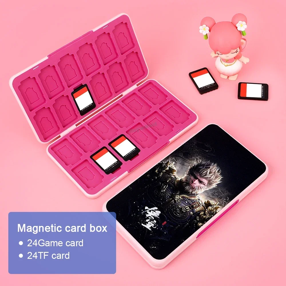 新しい 24in1 ゲームカードケースホルダーハードシェル保 - Gaming Accessories Box のレビューと価格
