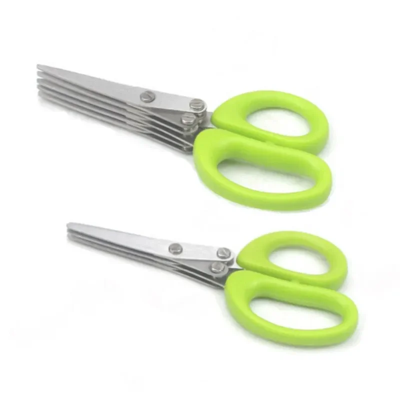多層キッチンはさみステンレス鋼野菜カッターネギハーブ海苔スパ - Gaming Kitchen Accessories のレビューと価格