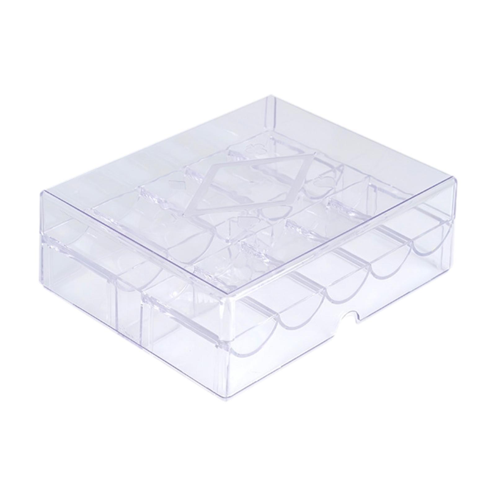 アクリルクリアチップケースチップキャリア軽量オーガナイザーは - Gaming Accessories Organizer のレビューと価格