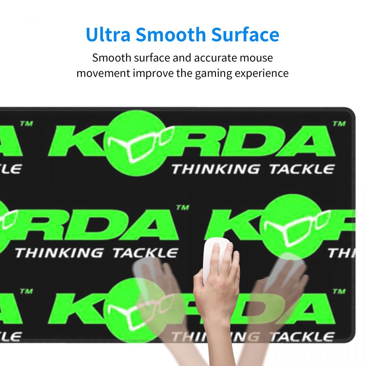 大型マウスパッド コルダ フィッシングロゴ ゲーマー用 PC - Gaming Accessories Logo のレビューと価格