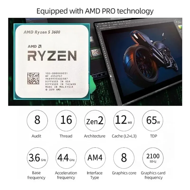 100%新品 AMD Ryzen 5 R5 3600 6コア - Amd Cpu Ryzen 5 のレビューと価格