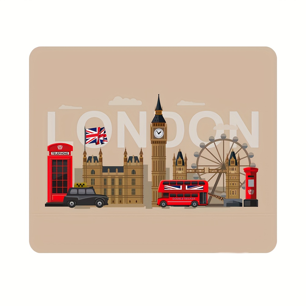 ロンドンランドマークラバーマウスパッドノンスリップデスクマッ - Gaming Accessories London のレビューと価格