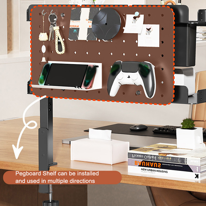 クランプ式14インチデスク上・下2段棚ユニット、テーブルアク - Gaming Accessories Organizer のレビューと価格