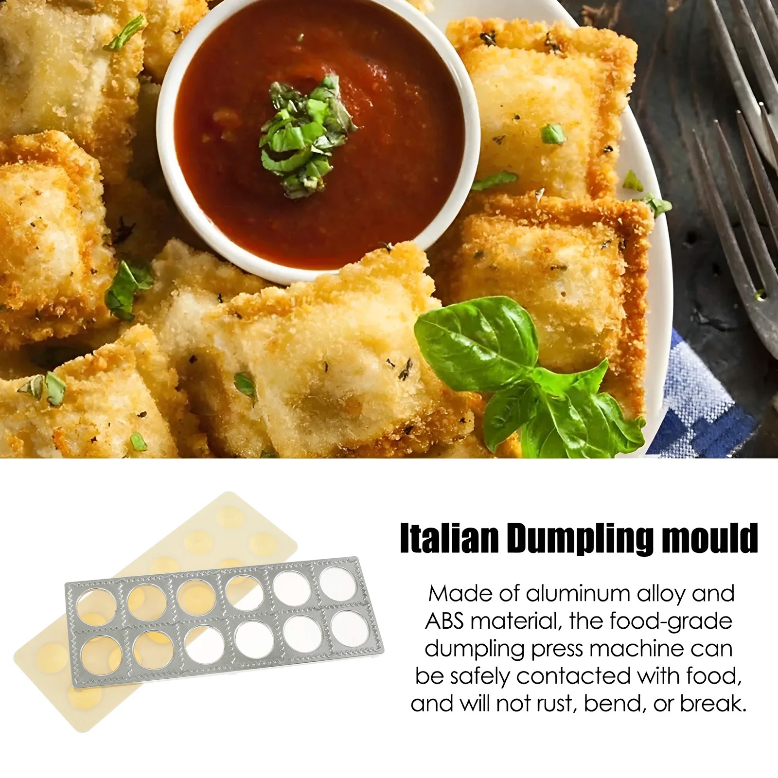 餃子型 12穴 ラビオリプレス型 手動 イタリア餃子メーカー - Gaming Kitchen Accessories のレビューと価格