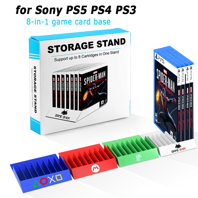 PS5ゲームカード用8-in-1ベースブラケット、PS4ディ - Gaming Accessories Box のレビューと価格
