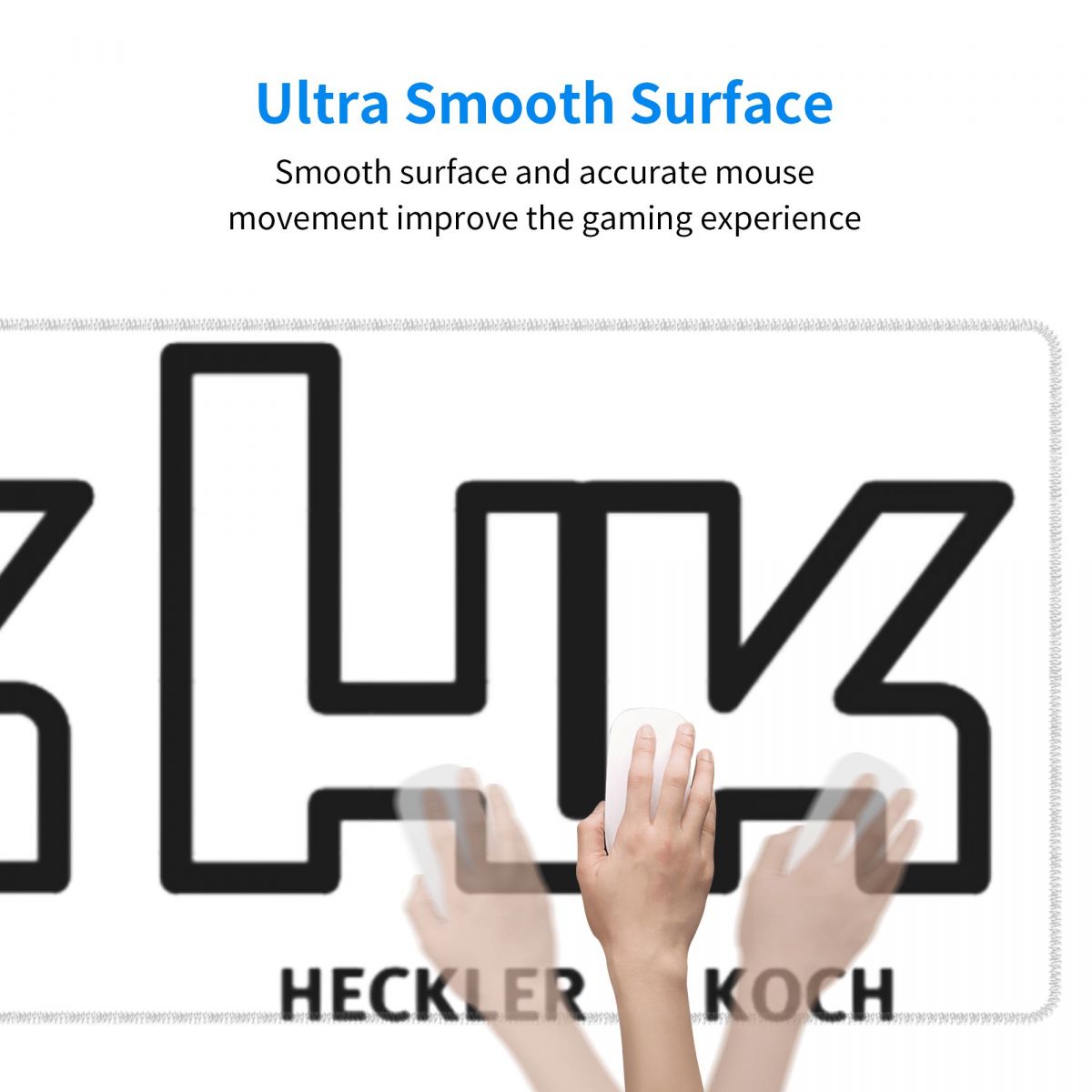 大型マウスパッド ヘッケラーコッホ HKロゴ ゲーマーPC  - Gaming Accessories Logo のレビューと価格