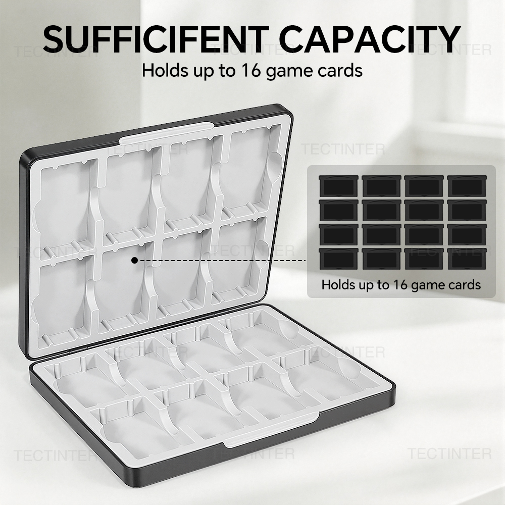 ポータブル 16 in 1 ゲームカード収納ボックス GB/ - Gaming Accessories Box のレビューと価格