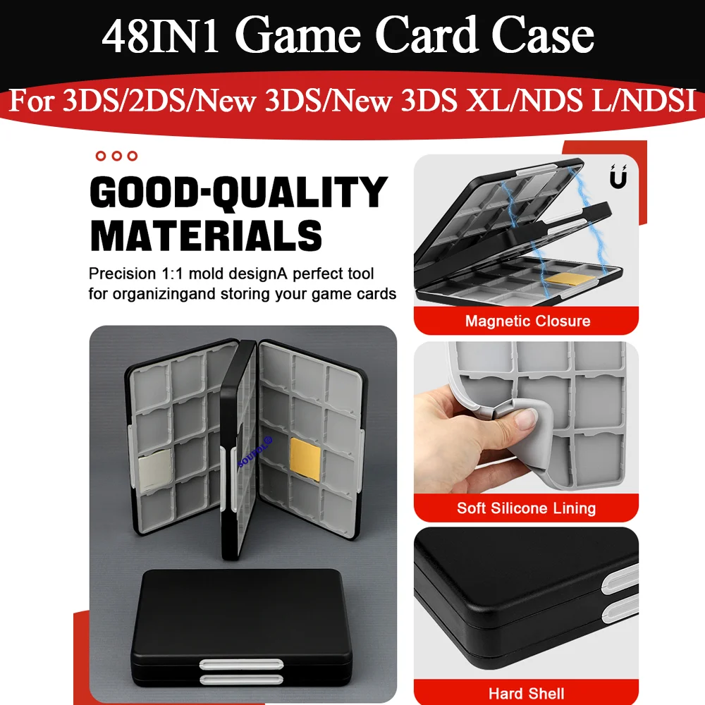 2026 新 3DS 用 48IN1 ポータブルゲームカード - Gaming Accessories Box のレビューと価格