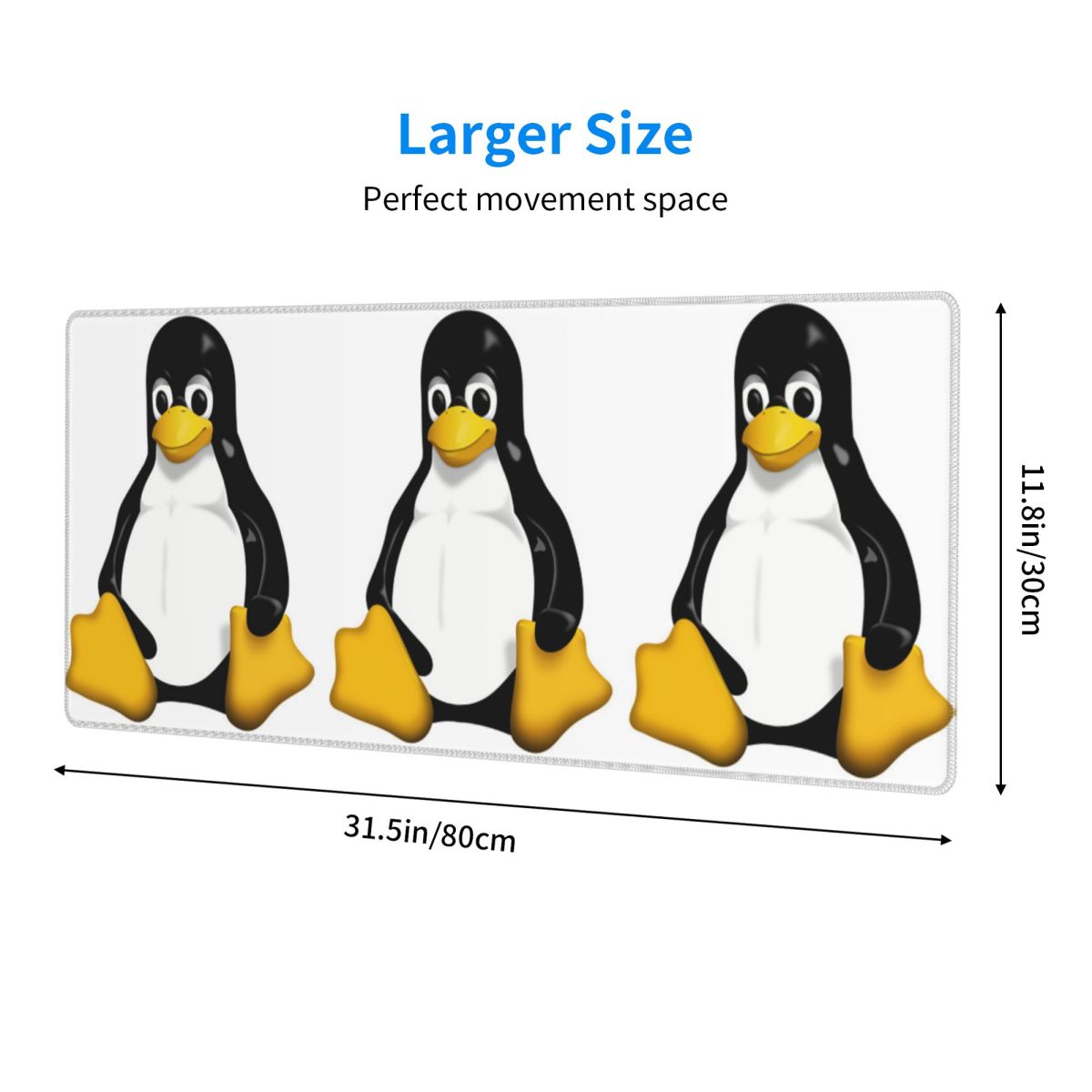 大型マウスパッド Linuxロゴ ゲーマーPC ノートパソコ - Gaming Accessories Logo のレビューと価格