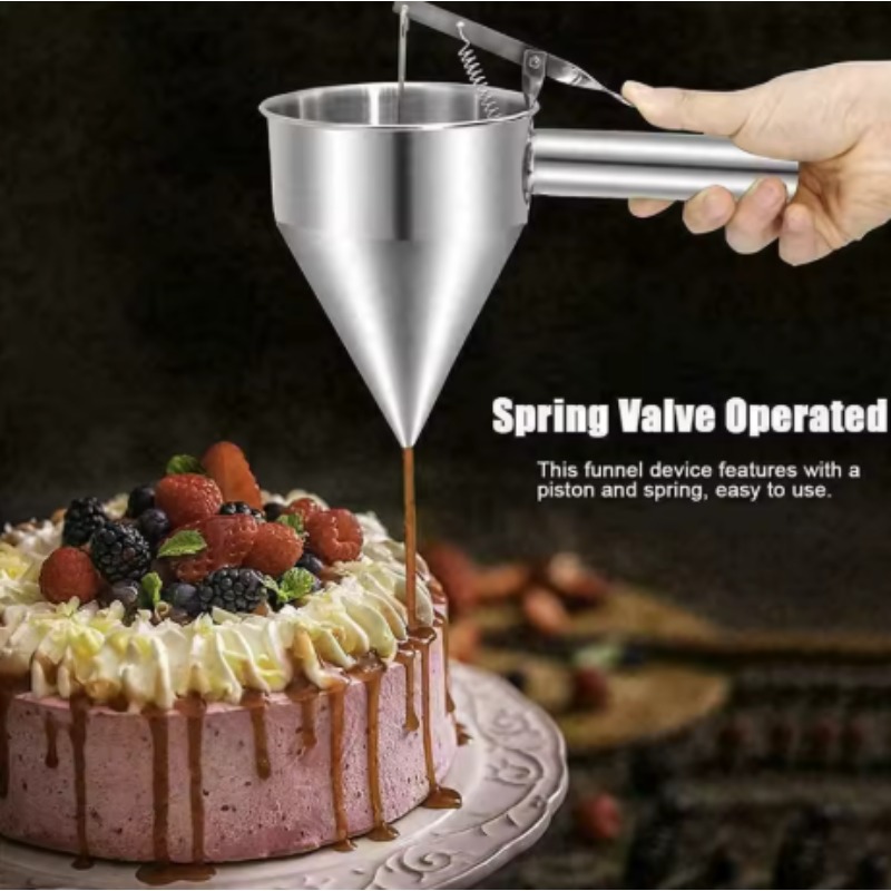 600/1200MLステンレス製液体漏斗ディスペンサー、タコ - Gaming Kitchen Accessories のレビューと価格