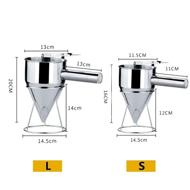 600/1200MLステンレス製液体漏斗ディスペンサー、タコ - Gaming Kitchen Accessories のレビューと価格