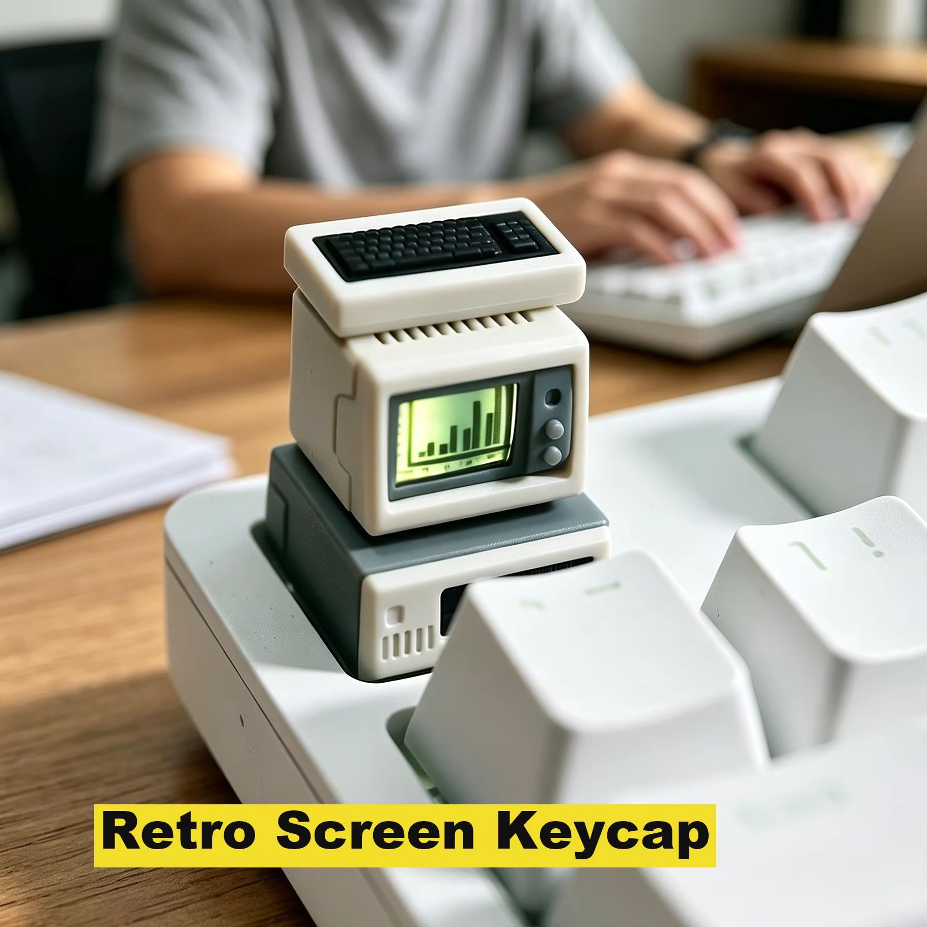 バックライト付きレトロコンピューターキーキャップ、カスタムコ - Gaming Accessories Retro のレビューと価格