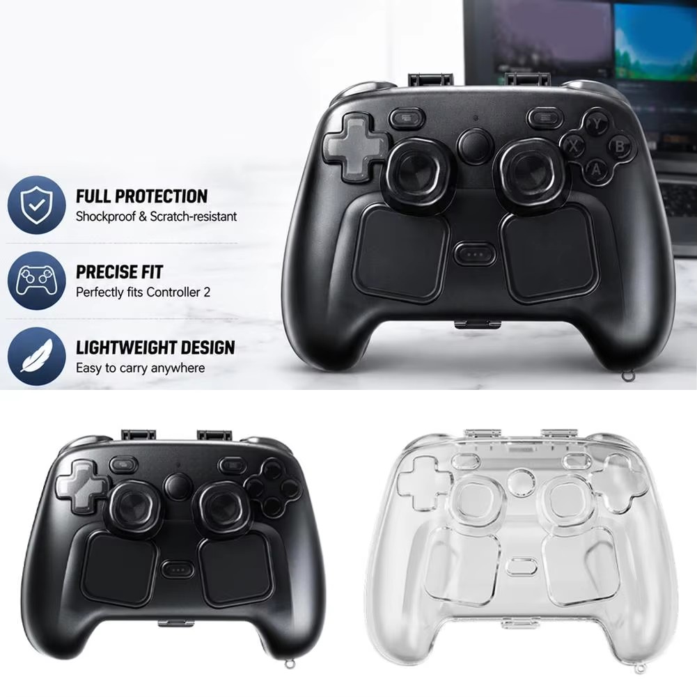 Aolion スチームコントローラー 2 用透明ハードプロテ - Gaming Accessories Box のレビューと価格