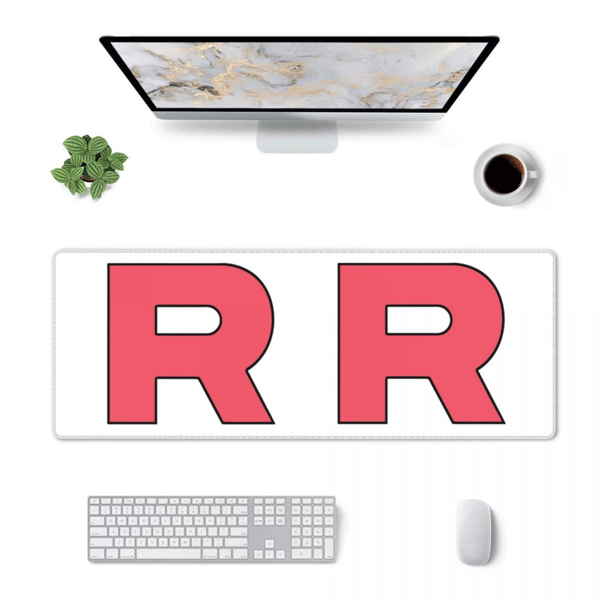 大型マウスパッド Rの文字 ロケット団ロゴ ゲーマー向け P - Gaming Accessories Logo のレビューと価格