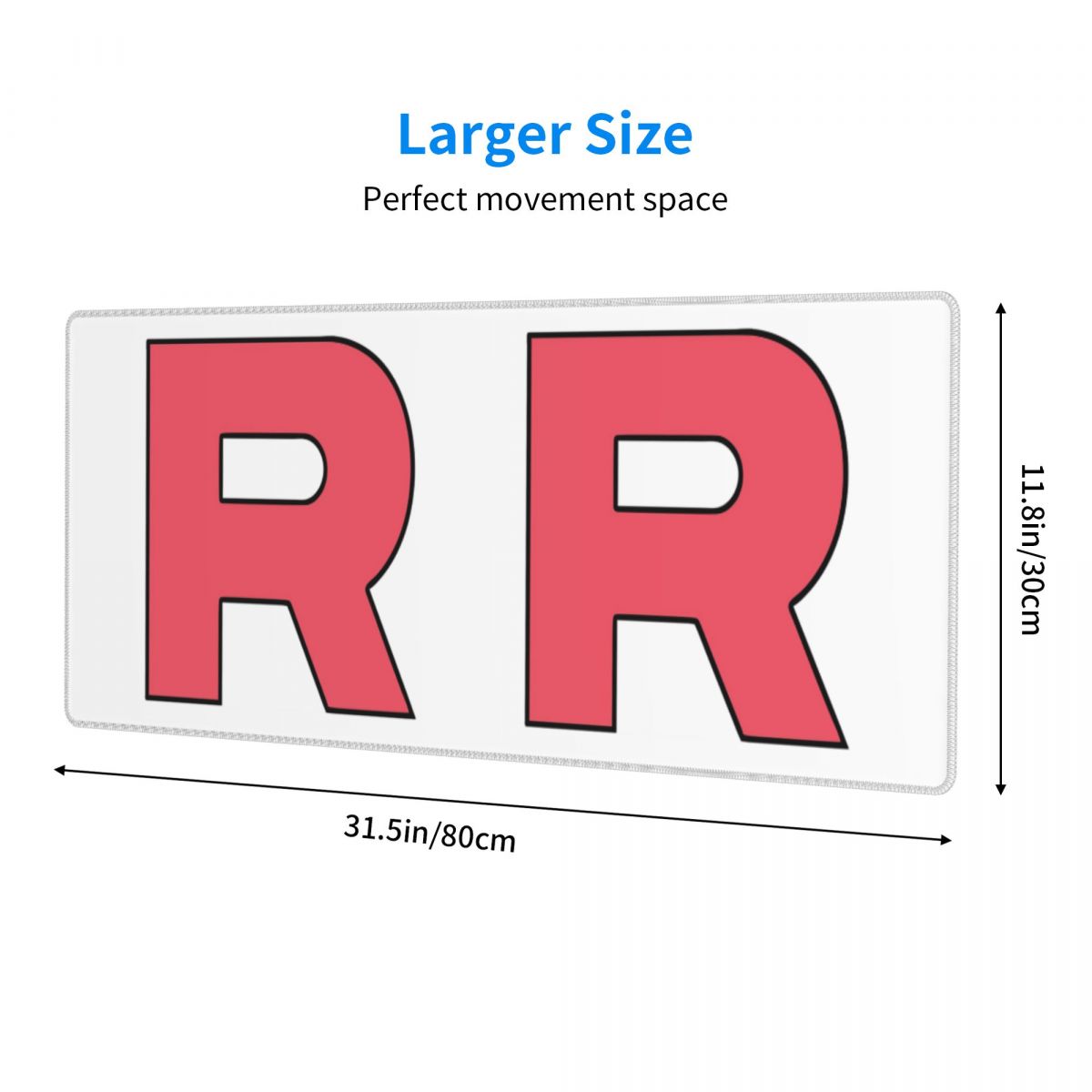 大型マウスパッド Rの文字 ロケット団ロゴ ゲーマー向け P - Gaming Accessories Logo のレビューと価格