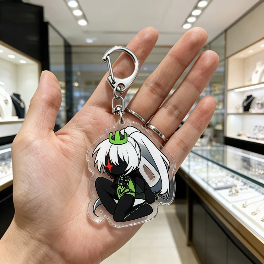 かわいい漫画ちびキーホルダーアクセサリーバッグチャーム怖いゲ - Gaming Accessories Wholesale のレビューと価格