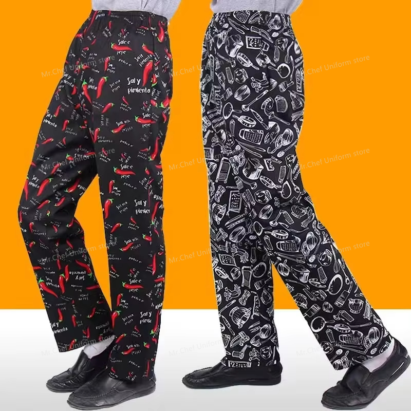 シェフパンツ男性用レストランキッチンユニセックスクックワーク - Gaming Kitchen Accessories のレビューと価格