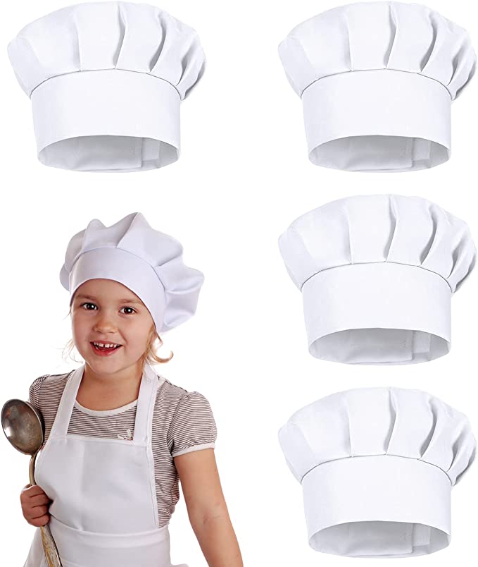 4個入り ホワイトパーティーキャップハット コスチューム キ - Gaming Kitchen Accessories のレビューと価格